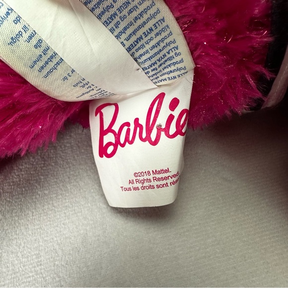 Build A Bear Barbie Pink Sparkly Bear Teddy Talking Metallic Movie Animal - Picture 3 of 11